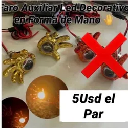 Manos, LED, decorativas, con luces 💛🧡