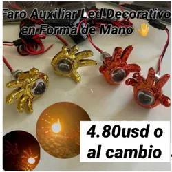 Manos, LED, decorativas, con luces 💛🧡