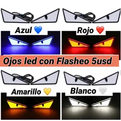 Ojitos 👀 Led ( Ojos de Diablo 😈) Azul , Rojo ❤️ , Amarillo 🟡 y Blanco ⚪️