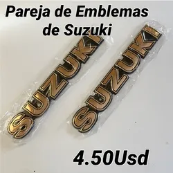Pareja de Emblemas de Suzuki
