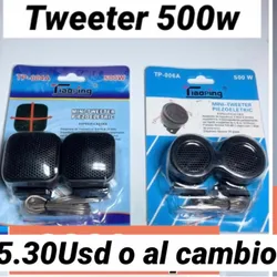 Pareja de Twuiter Redondos y Cuadrados 500w