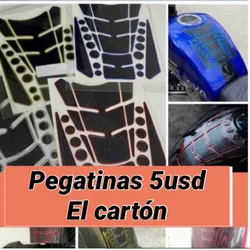 Pegatinas Para el Tanque ❤️💙🖤💛🩶
