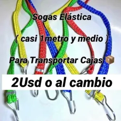 Sogas Elásticas Para Cargar Cajas 📦 y Más