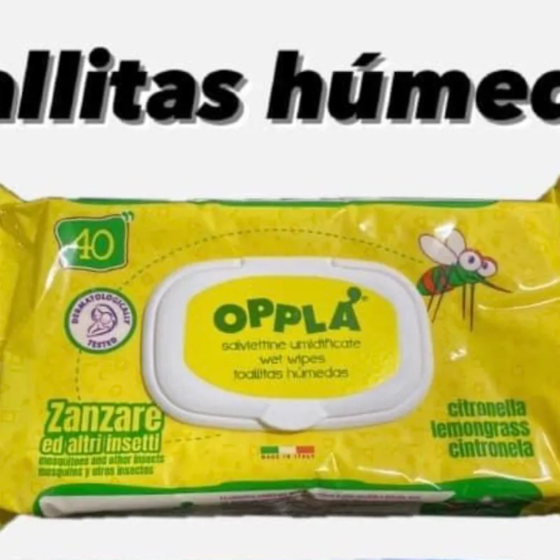 Toallitas húmedas anti mosquitos 