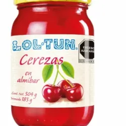 Cerezas en almíbar 