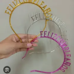 Cintillo feliz cumpleaños 