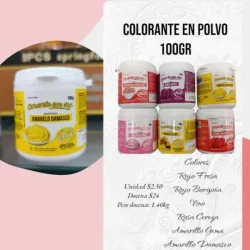 Colorante en polvo 