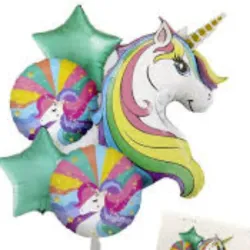 Set temático unicornio 