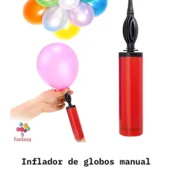 Inflador manual para globos 
