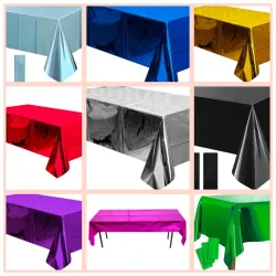 Manteles cromados color entero