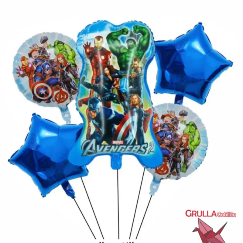 Set de globos Avengers