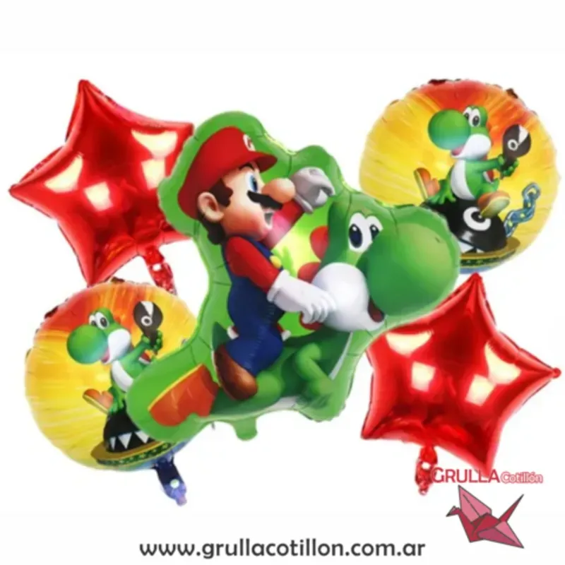 Set de globos SuperMario