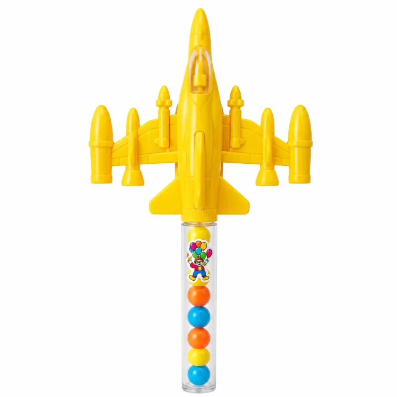 Avión con caramelos