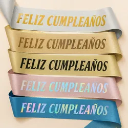 Bandas de cumpleaños con brillo