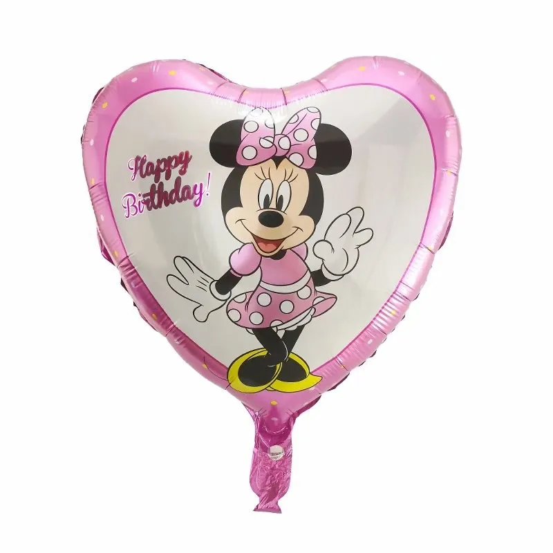 Globo metálico Minnie corazón