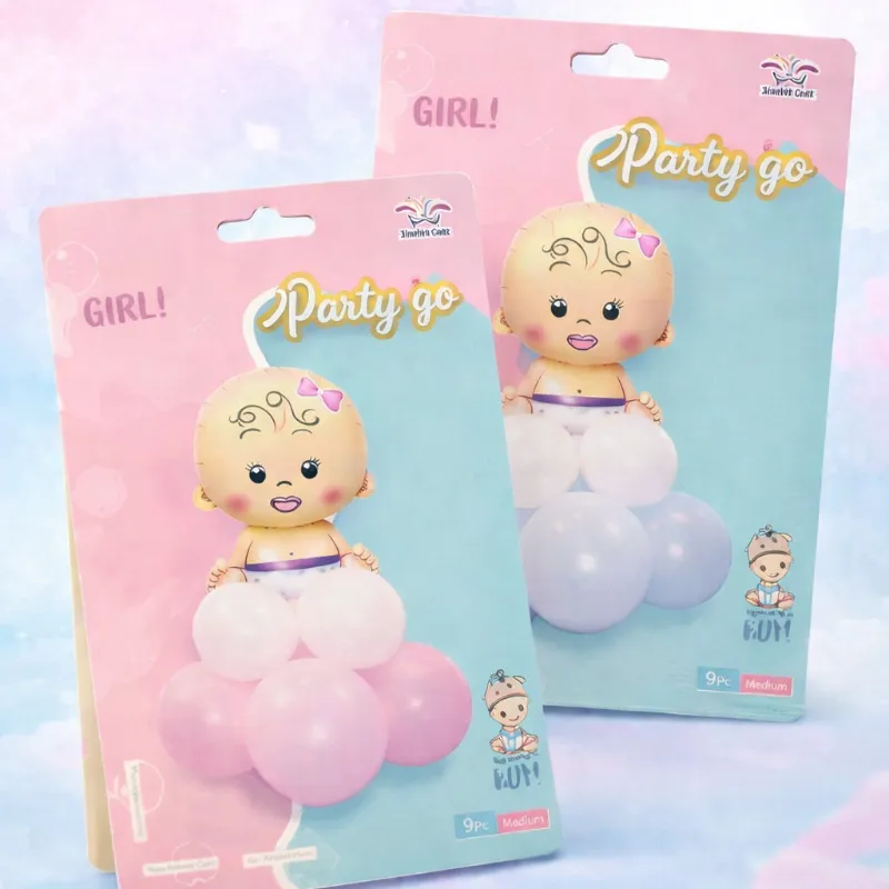 Set de globos de revelación de sexo