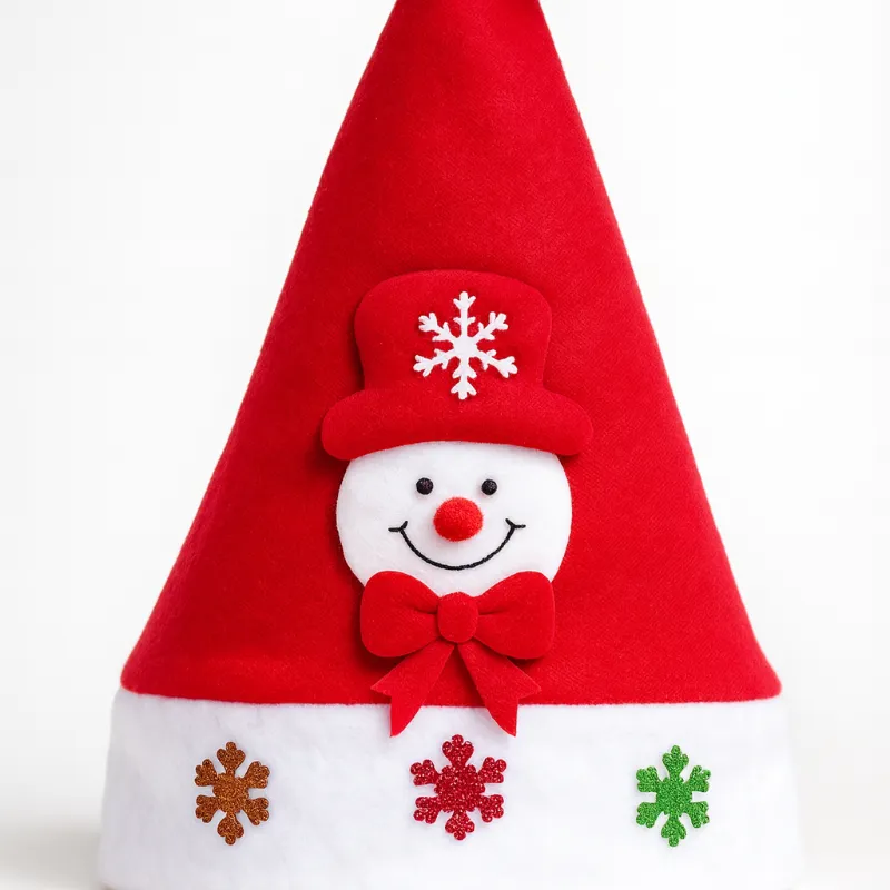 Gorro de navidad con luces 