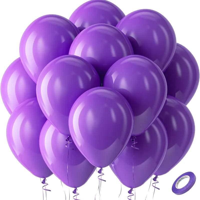 Globos morados 