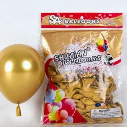 Paquetes de globos cromados (50)