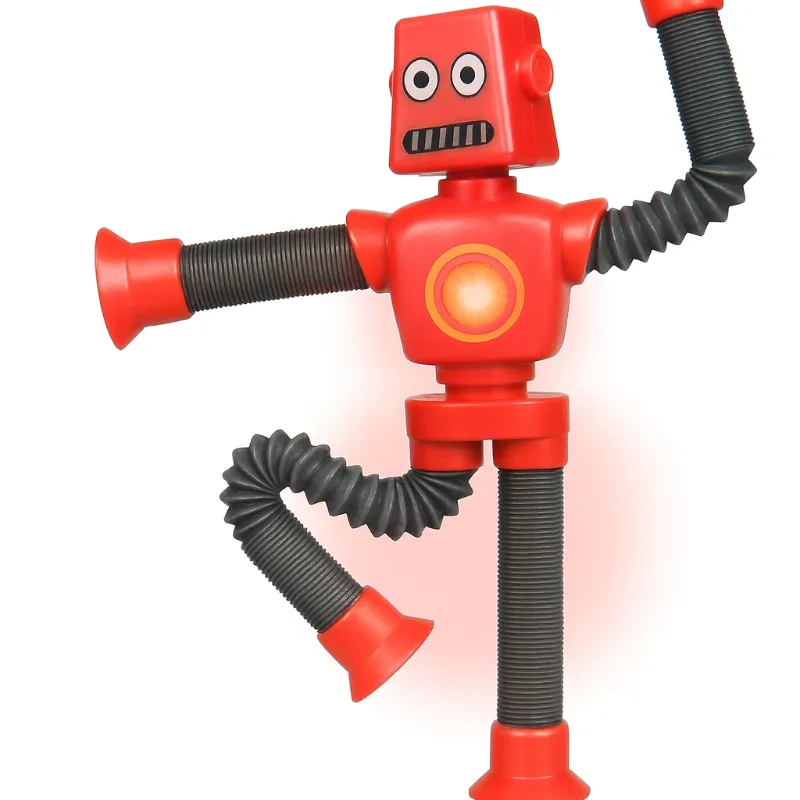 Robot flexible con luces