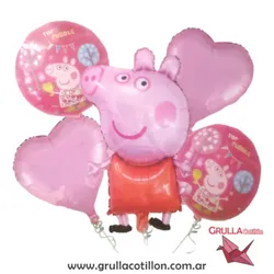Set de globos Peppa Pig