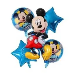 Set de globos de Mickey Mouse Azul
