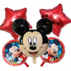 Set de Globos Mickey Mouse Rojo