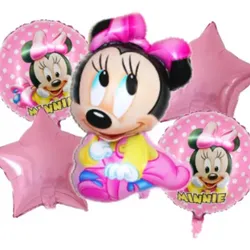 Set de globos Minnie Bebé 