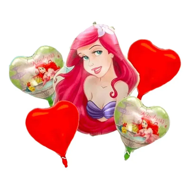 Set de Globos Sirenita Ariel