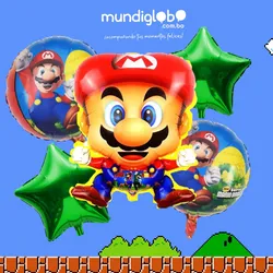 Set de globos Súper Mario