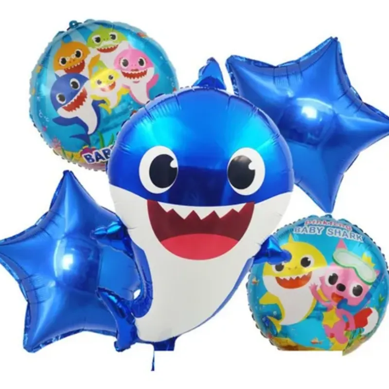 Set de Globos Tiburón bebé 