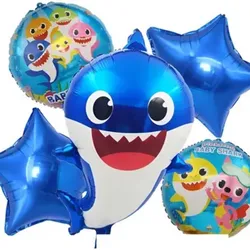 Set de globos Tiburón bebé