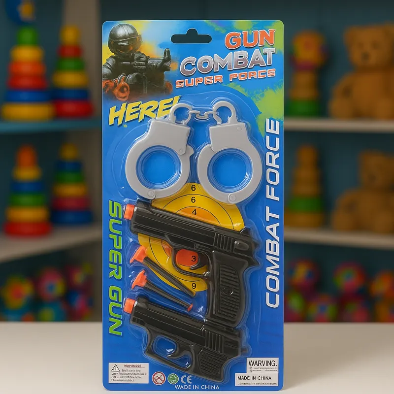 Set de policía con dos pistolas 