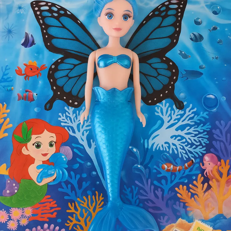 Sirena lumínica con alas