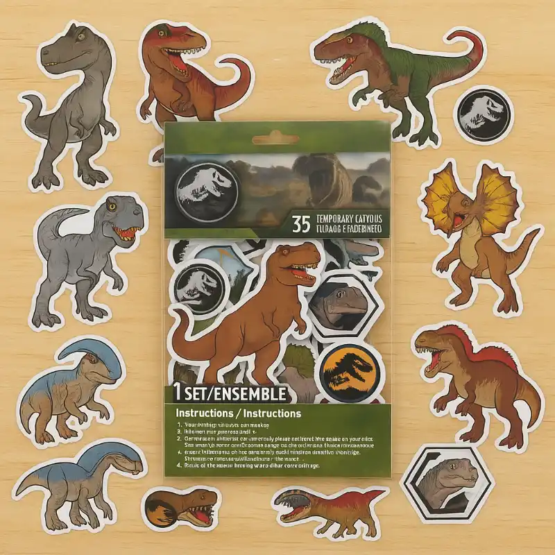 Tatuajes temporales Dinosaurio 