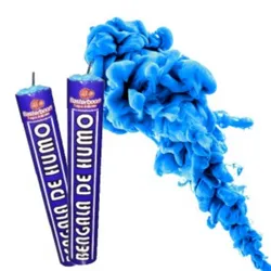 Vela de humo azul