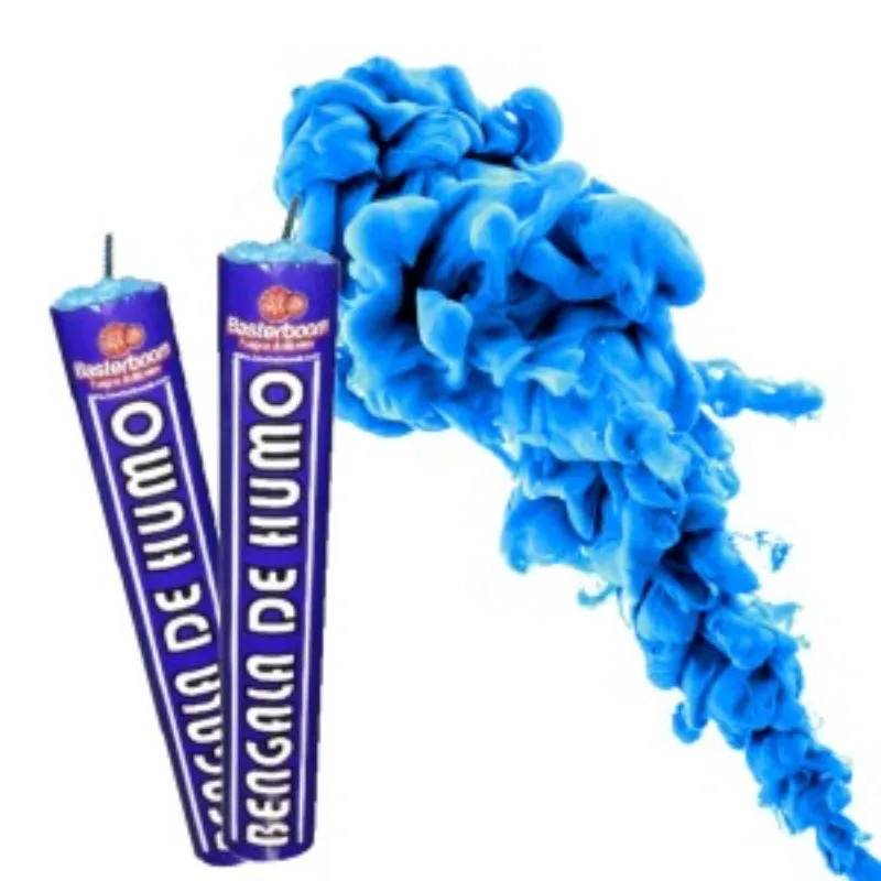 Vela de humo azul