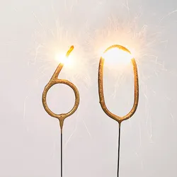 Velas de chispas números 