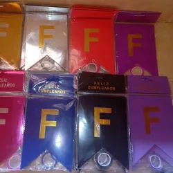 Banderines de feliz cumpleaños 