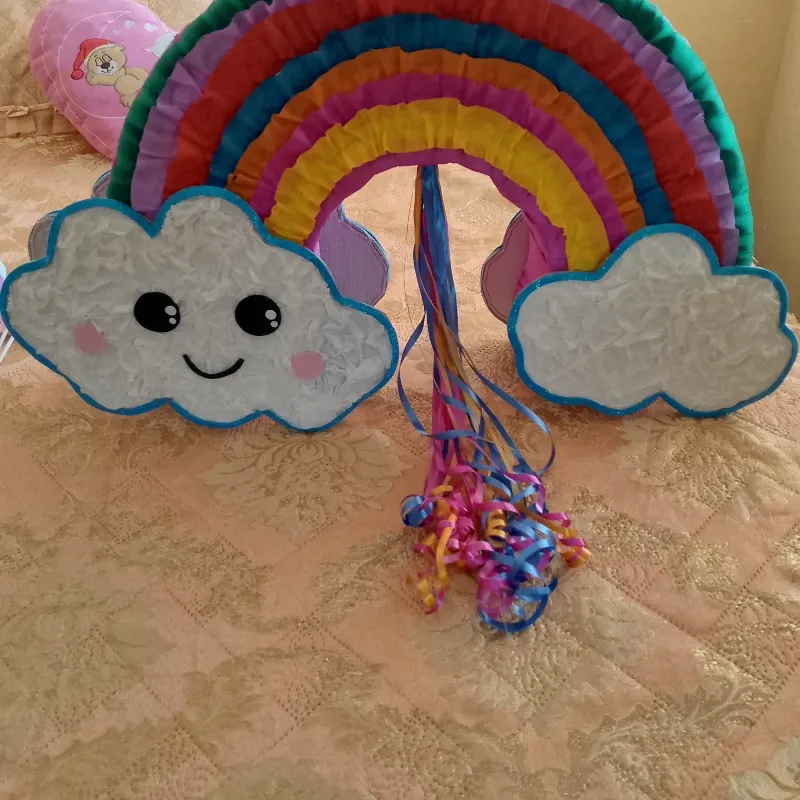 Piñata de arcoiris