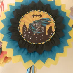 Piñata redonda de Batman 