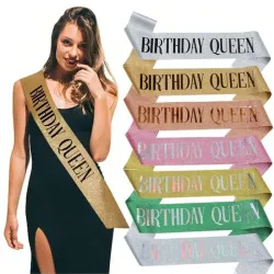 Bandas de Feliz cumpleaños de brillo