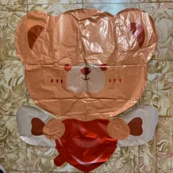 Globo metálico de oso
