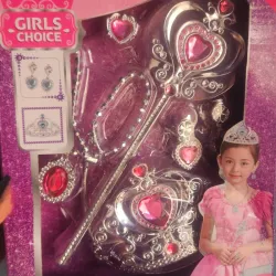 Juego de corona y varita