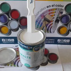 Esmalte sintético BLANCO 1/4 galón