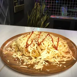 Spaghetti Napolitano Queso Blanco