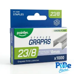 CAJA DE 1000 PRESILLAS (23/8mm)