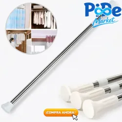 CORTINERO PARA BAÑO (1.40 hasta 2.60m)