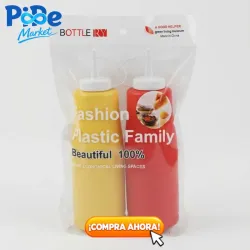 EMBASES PARA KETCHUP Y MOSTAZA (450ml)