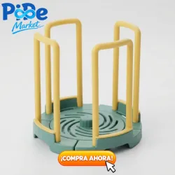 ESCURRE CUENCOS FLEXIBLE Y PLEGABLE